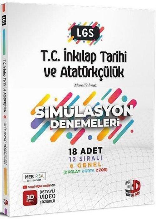 LGS T.C. İnkılap Tarihi ve Atatürkçülük Simülasyon 18 Deneme