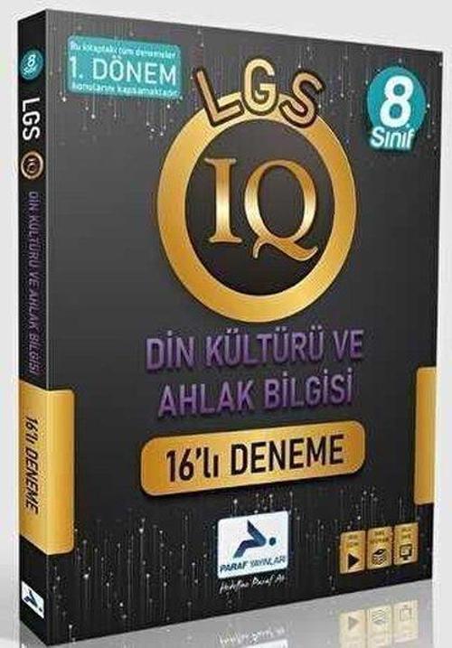 8.Sınıf LGS 1.Dönem IQ Din Kültürü ve Ahlak Bilgisi 16'lı Deneme