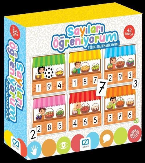 Eğitici Ve Öğretici Oyunlar Sayıları Öğreniyorum 42 Parça Matematik Oyunu