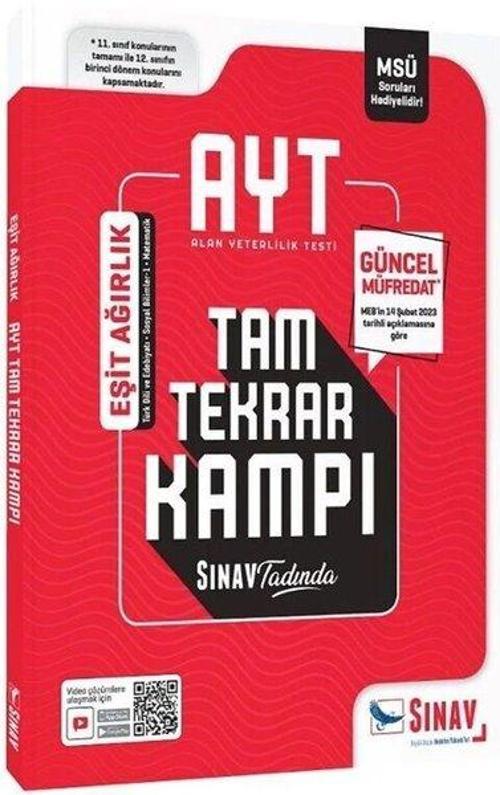 AYT Eşit Ağırlık Tam Tekrar Kamp - 2023 Özel