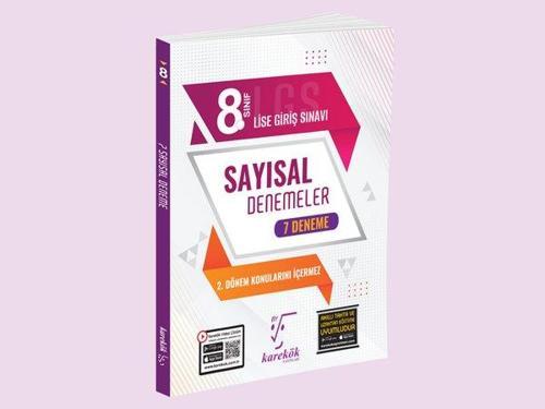 2023 8.Sınıf LGS 1.Dönem Sayısal Deneme 7'li