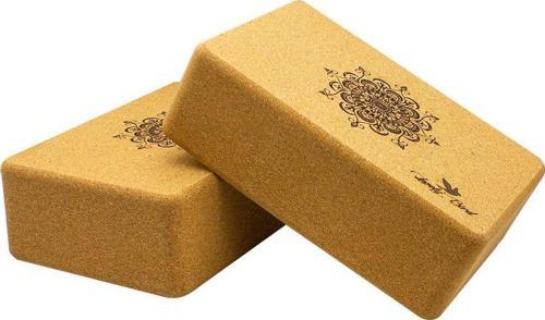 Mandala Desenli Mantar Yoga Blok 800 Gr Extra Boy 7,5X15X23 (2' Li Set) Yoga Pilates