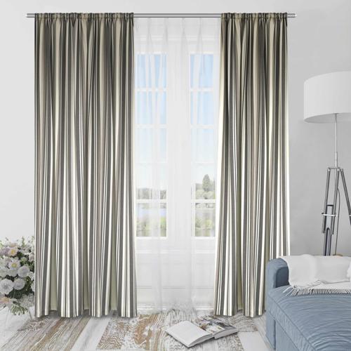 Elit Canvas Fon Perde 170X260 Antrasi