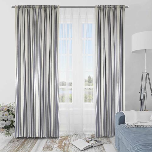 Elit Canvas Fon Perde 170X260 Mavi