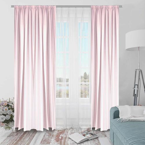 Elit Canvas Fon Perde 170X260 Pudra
