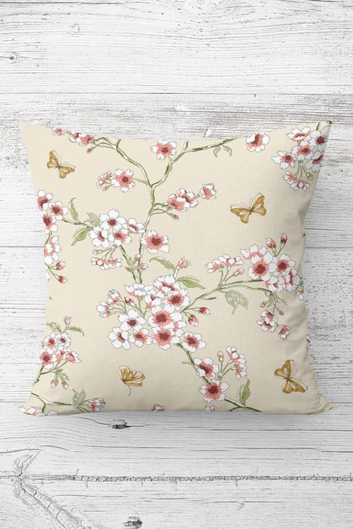 Kırlent Kılıfı Bej 43X43