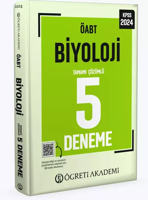 2024 KPSS ÖABT Biyoloji 5 Deneme