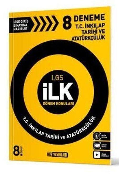 8.Sınıf LGS 1.Dönem T.C İnkılap Tarihi ve Atatürkçülük 8 Deneme