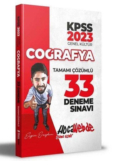 2023 KPSS Coğrafya Tamamı Çözümlü 33 Deneme Sınavı
