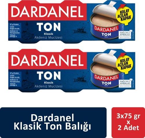 Klasik Ton Balığı 3 x 75 gr x 2 Adet