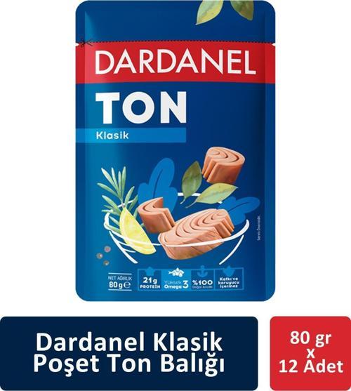 Poşet Klasik Ton Balığı 80 gr x 12 Adet