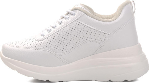 743 Beyaz Dolgu Topuk Kadın Sneaker