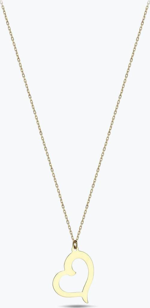Altın Kalp Kolye