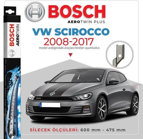 Vw Scirocco Muz Silecek Takımı (2008-2017) Bosch Aerotwin