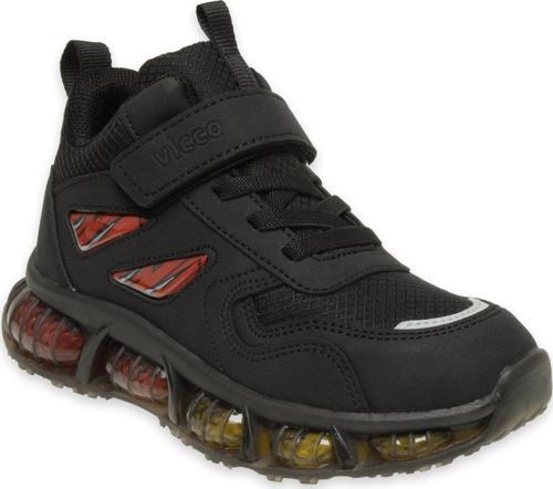 946.F23K380 Filet Phylon Işıklı Siyah-Beyaz Çocuk Bot