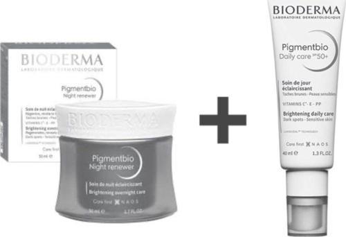Bıoderma Pigmentbio Daıly Care Spf 50 + Bıoderma  Pıgmentbıo Nıght Renewer 50ml