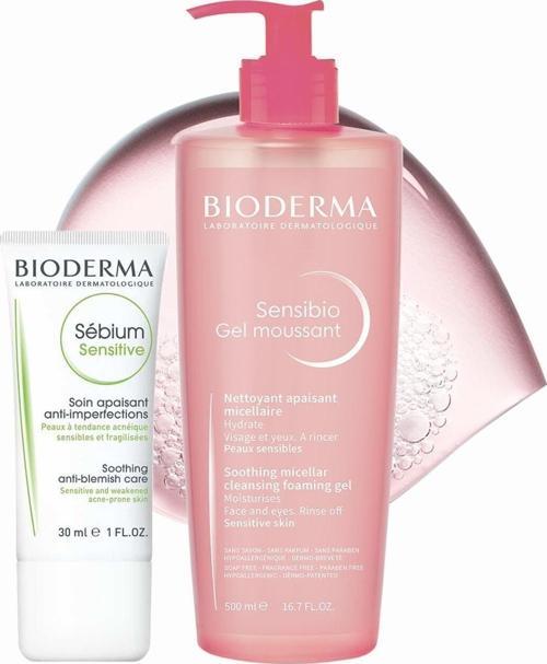 Sensibio Foaming Jel 500ml + Sebium Sensitive Krem 30ml