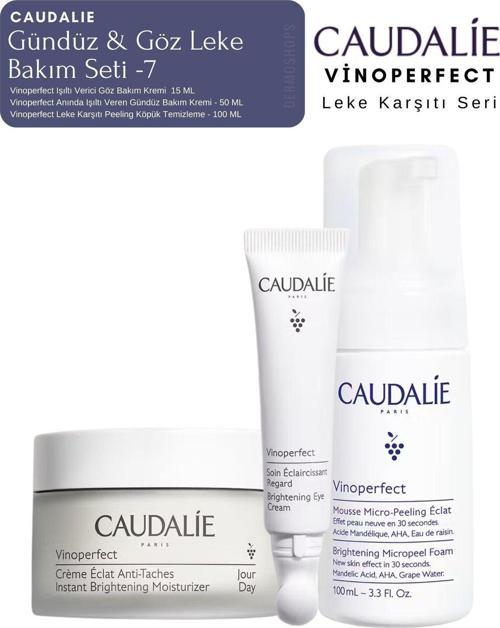 Vinoperfect Leke Bakım Seti -7 | GÜNDÜZ & Göz Kremi & Temizleme Peeling Köpük Orijinal Boy