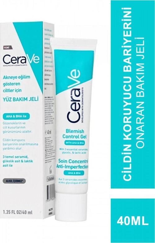 Blemish Aha/bha Akneli Ciltler Için Gözenek Karşıtı Ve Cilt Koruyucu Yüz Bakım Jeli 40 /ml