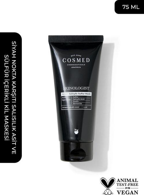 Skinologist Salicylic Sulfur Mask/siyah Nokta Karşıtı Kil Maskesi 75 ml