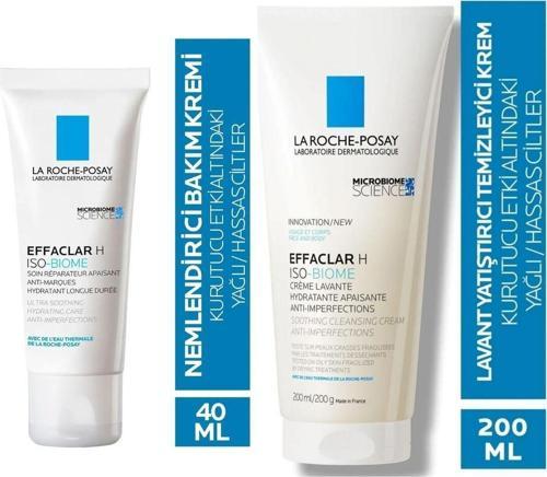 La Roche Posay Effaclar H Krem & Temizleme 200 Ml | Yağlı ve düzensiz ciltlere özel bakım seti