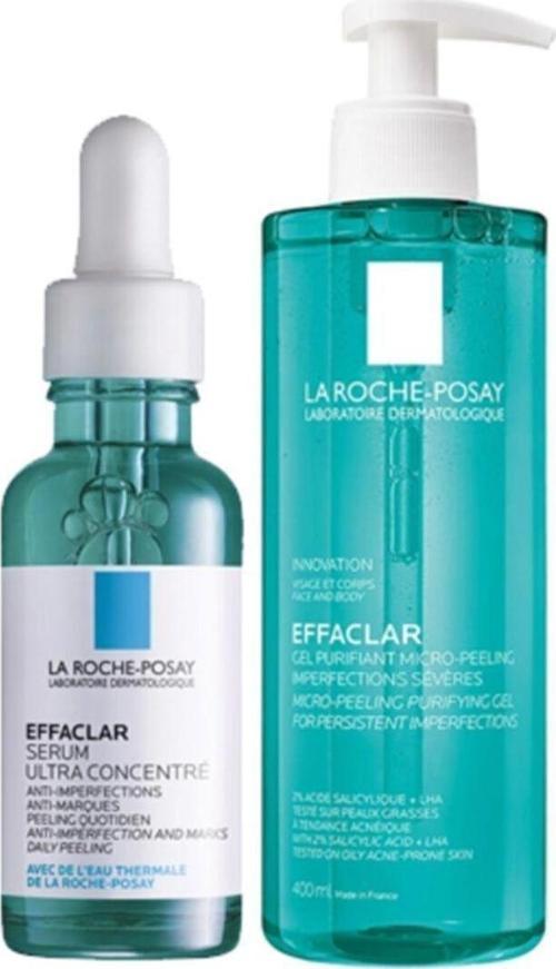 Effaclar Peeling Etkili Serum Ve Temizleyici Leke Karşıtı Bakım Seti