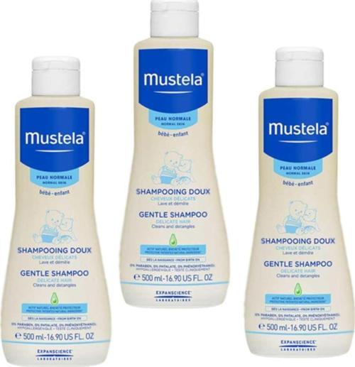 Gentle Göz Yakmayan Bebek Şampuanı 500 Ml X 3 Adet | 3 Kutulu Set Orijinal Boy