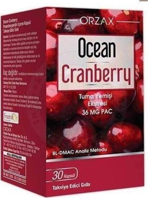 Cranberry Turna Yemişi Ekstresi 36 Mg Pac 30 Kapsül