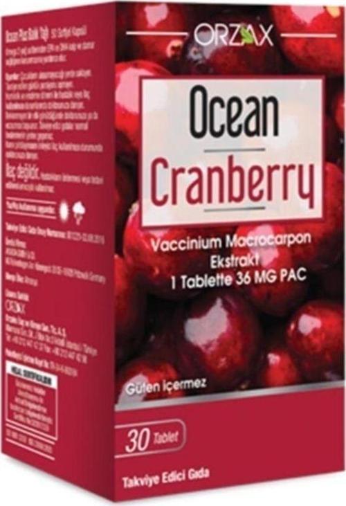 Cranberry Turna Yemişi Ekstresi 36 mg Pac 30 Tablet