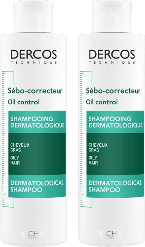 Dercos Oil Control - Yağlanma Karşıtı Şampuan 200ml 2'li