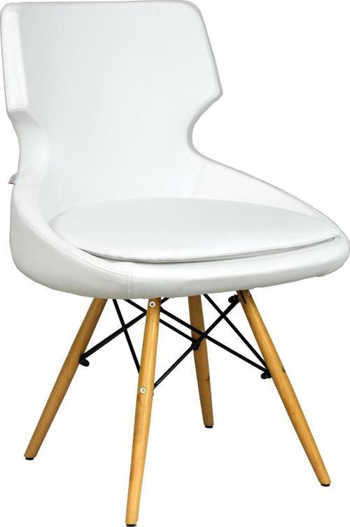 Zaga Cafe Koltuğu-beyaz Deri-2023g0109