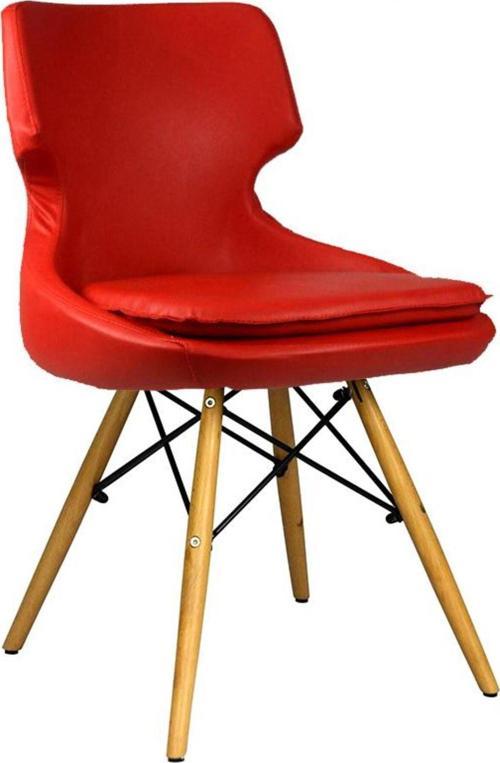 Zaga Cafe Koltuğu-kırmızı Deri-2023g0116