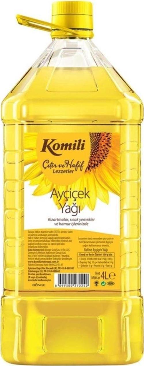 4 Lt Pet Ayçiçek Yağı