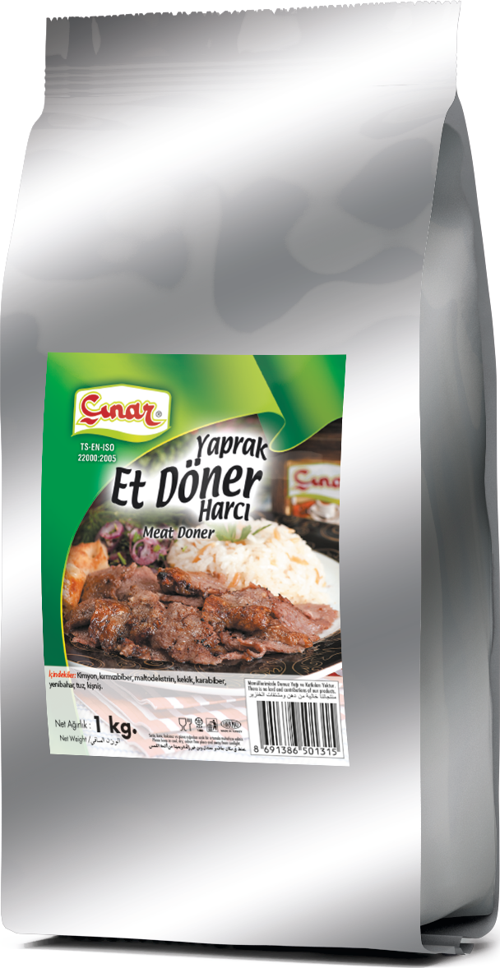 ET YAPRAK DÖNER HARCI 1 KG x 10 ADET