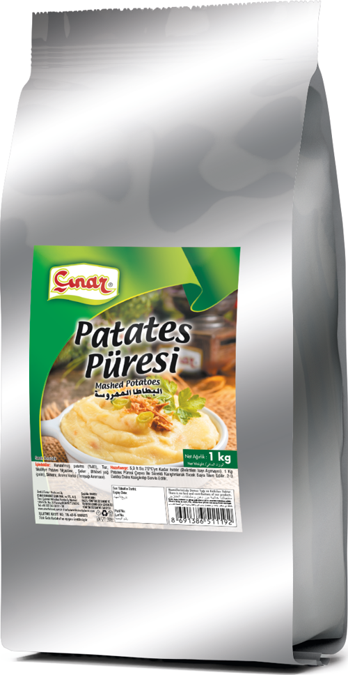 SÜTLÜ PATATES PÜRESİ 2 KG  x 3 ADET