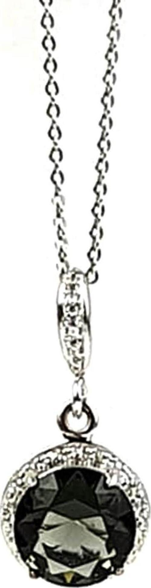 Yeşil Zirkon Taşlı Gümüş Lüks Kolye