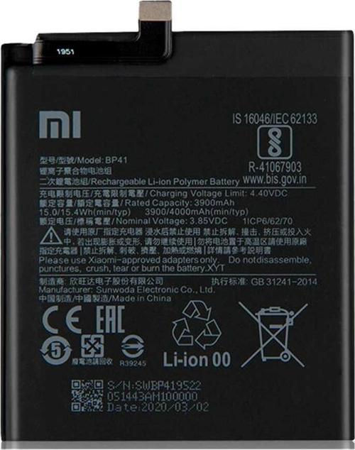 Xiaomi Redmi K20 Orijinal BP41 Batarya Pil