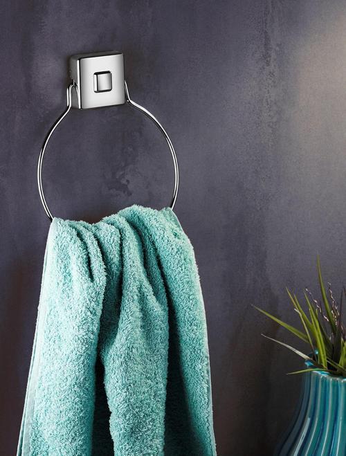 Delmeye Son Yapışkanlı Banyo Mutfak Havluluk Askısı Krom Y-612              KASA - 65