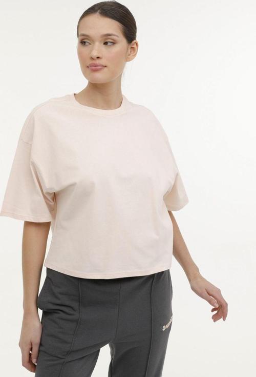 Kınetıx 4M,Wb Boxy 11Fn95 4Fx,Paste Pastel Kadın Pembe T-Shirt