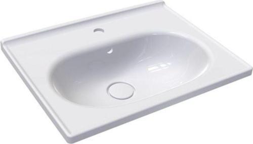 Ferra Konsollu Lavabo 70X46Cm Tek Delikli Buz Beyazı