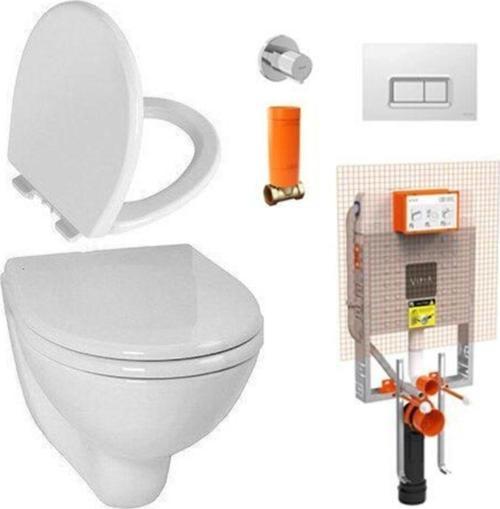 Arkitekt Asma Klozet, Yavaş Kapak,Gömme Rezervuar Tam Set