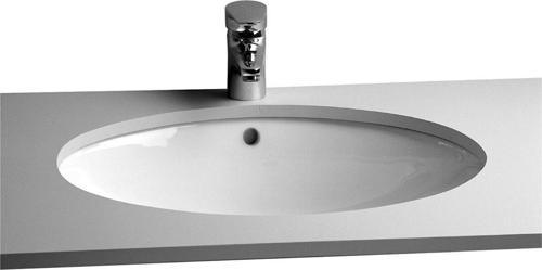 S20 6069B003-0012 Tezgah Altı Lavabo, 52 Cm, Beyaz