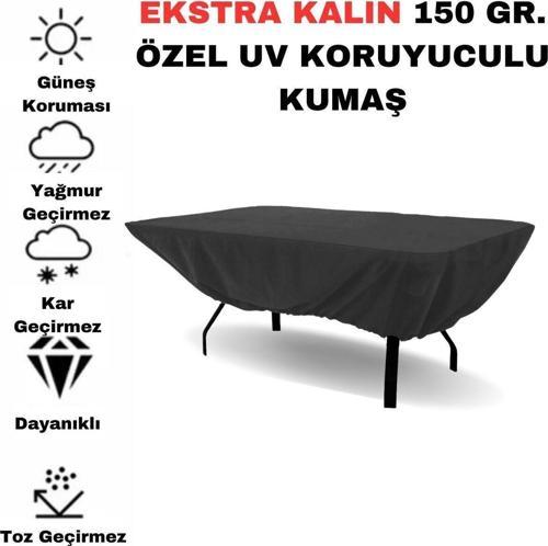 Su Geçirmez Yemek Masası Koruyucu Kılıfı Lastikli Masa Brandası