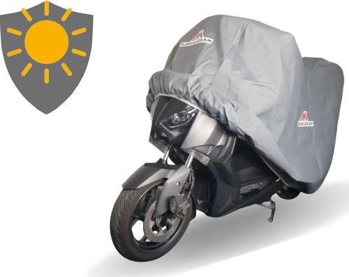 Kadırga Elıt 125 Arka Çantasız Motor Brandası Gri Sıvamalı Su Geçirmez Uv Korumalı