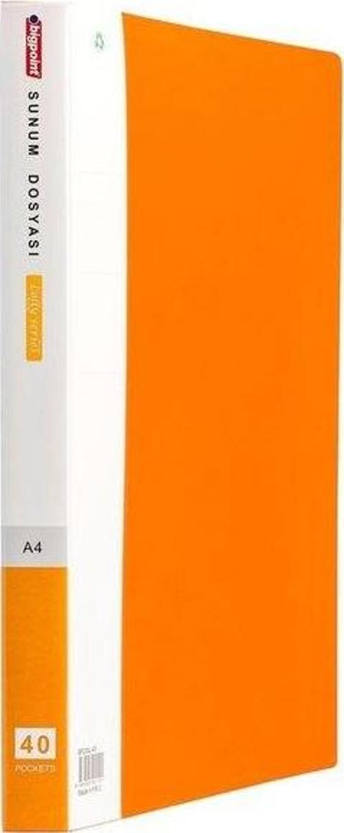 A4 Lolly Serisi Sunum Dosyası 40'lı Turuncu