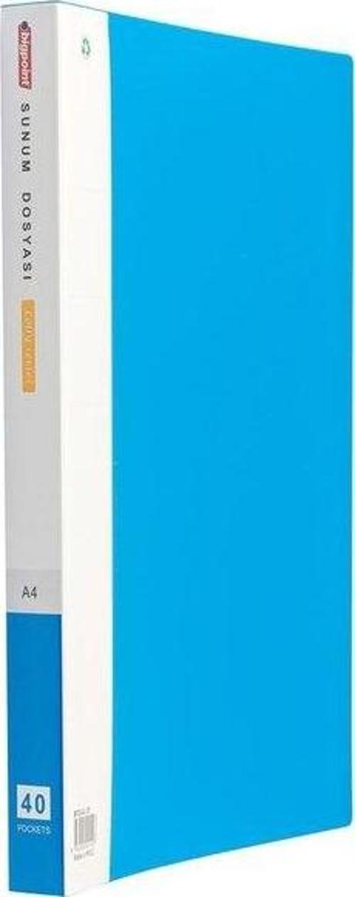 A4 Lolly Serisi Sunum Dosyası 40'lı Mavi