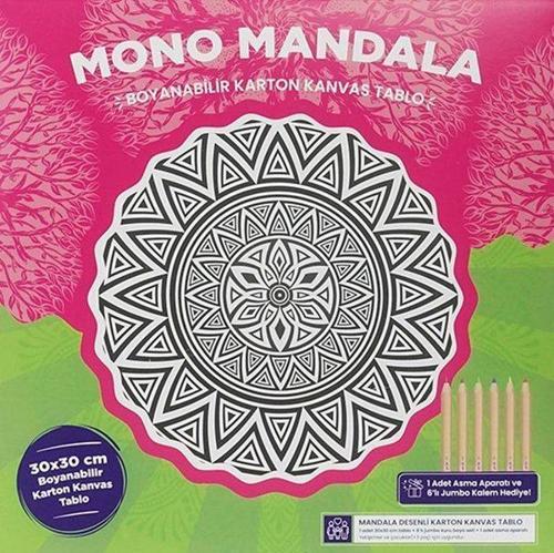 Mandala Metal Koyu Dairesel