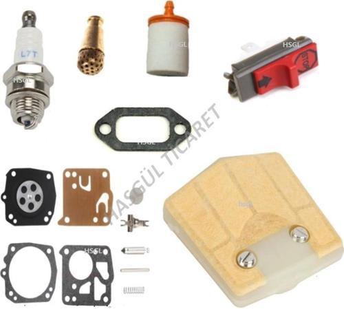 Husq 61 Hava Benzin Yağ filtre Buji Tamir ve Bakım Seti
