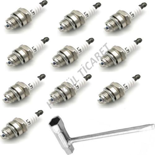 Motorlu Testere 10 lu Buji ve Buji Anahtar Set