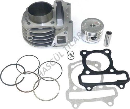 Motorsiklet GY6 80cc Silindir Takımı 47mm ATG sekman Motorsiklet silindir piston conta 51009